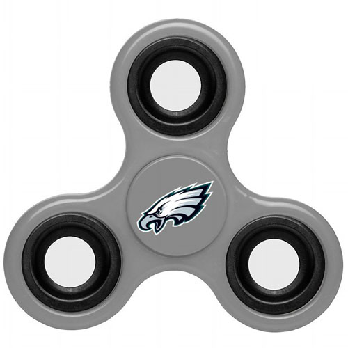 NFL Philadelphia Eagles 3 Way Fidget Spinner G10 - Click Image to Close